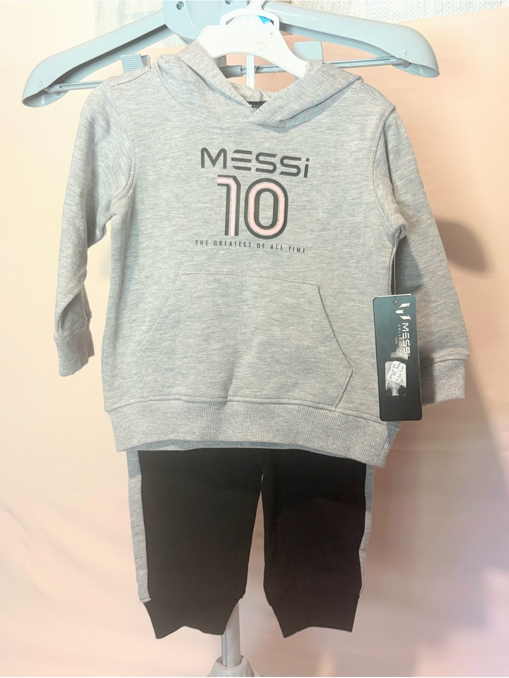 Messi Collection Number 10 Toddler Sweatsuit- Sz 24M